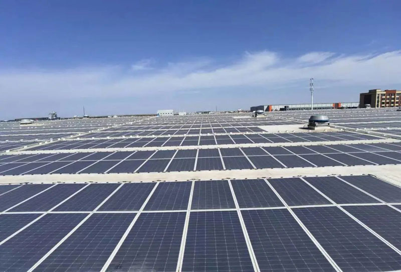 日托光伏為威睿汽車裝配廠輕柔組件項目