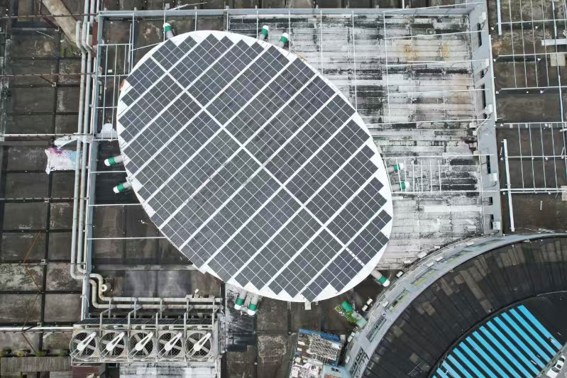 華蓋加持,日托賦能,光伏與建筑的融合美學(xué)